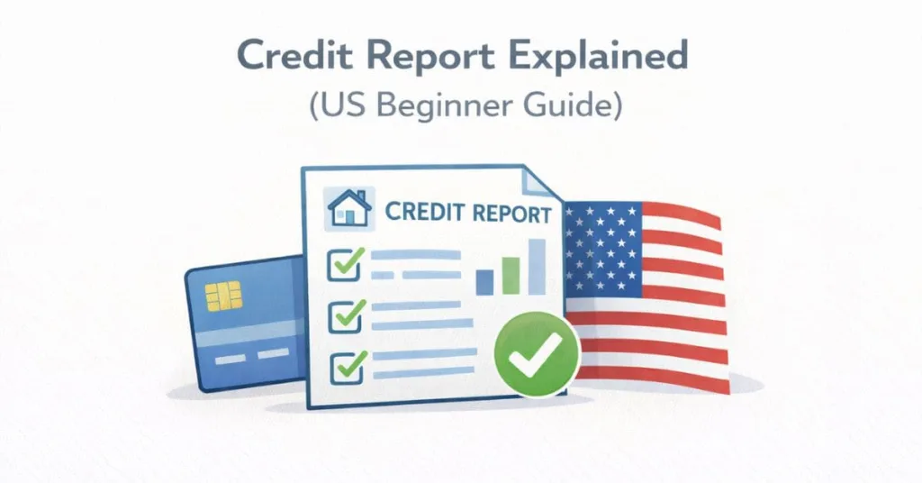 what is a credit report visual explained for beginners showing US credit documentation and credit card data